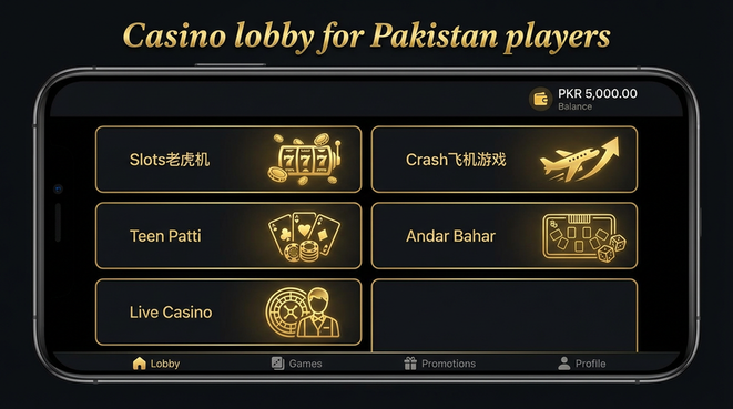 Lobby view of ec777，Log in，register，version for Pakistan users
